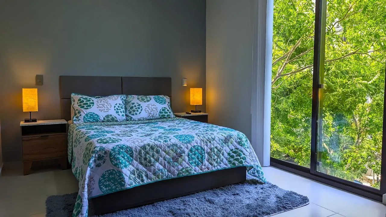 Riviera Home - New 2Br Condo W. Big Pool & Jacuzzi Playa del Carmen Apartment